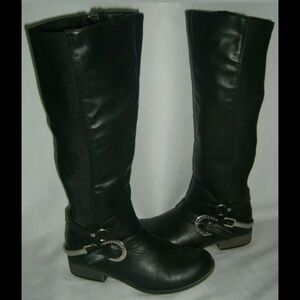 Betsey Johnson Betseyville Biker Moto Boots Black